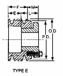 2B34SH 1/2 to 1-5/8 Bore Diam, 3-3/4