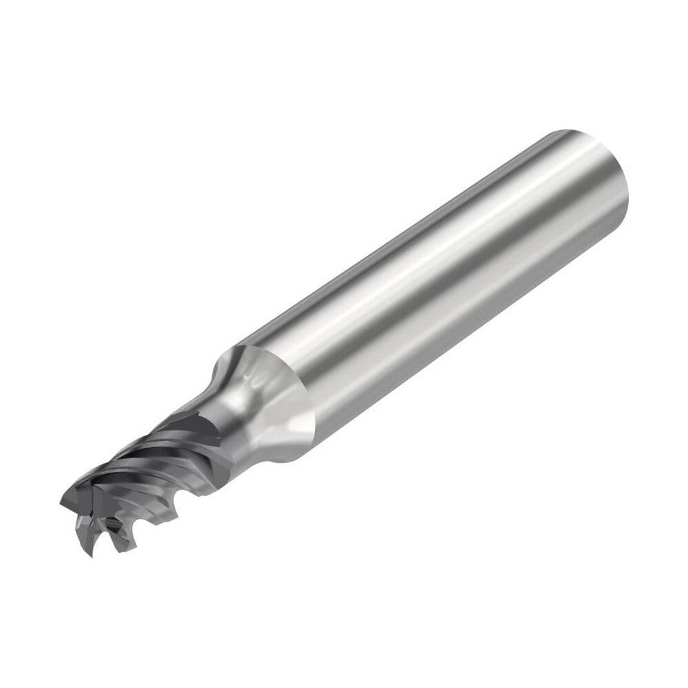 Corner Chamfer End Mill: 4.00 mm Dia, 6.00 mm LOC, 4 Flute, Solid Carbide