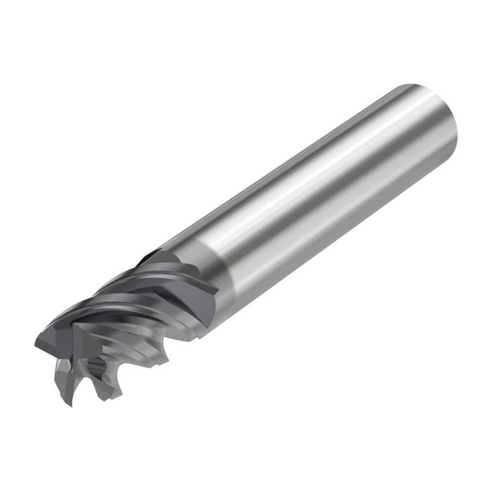 Corner Chamfer End Mill: 6.00 mm Dia, 8.00 mm LOC, 4 Flute, Solid Carbide