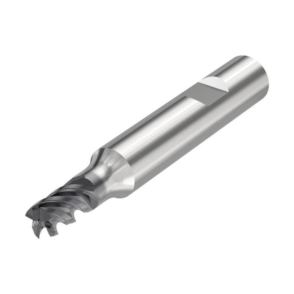 Corner Chamfer End Mill: 4.00 mm Dia, 6.00 mm LOC, 4 Flute, Solid Carbide