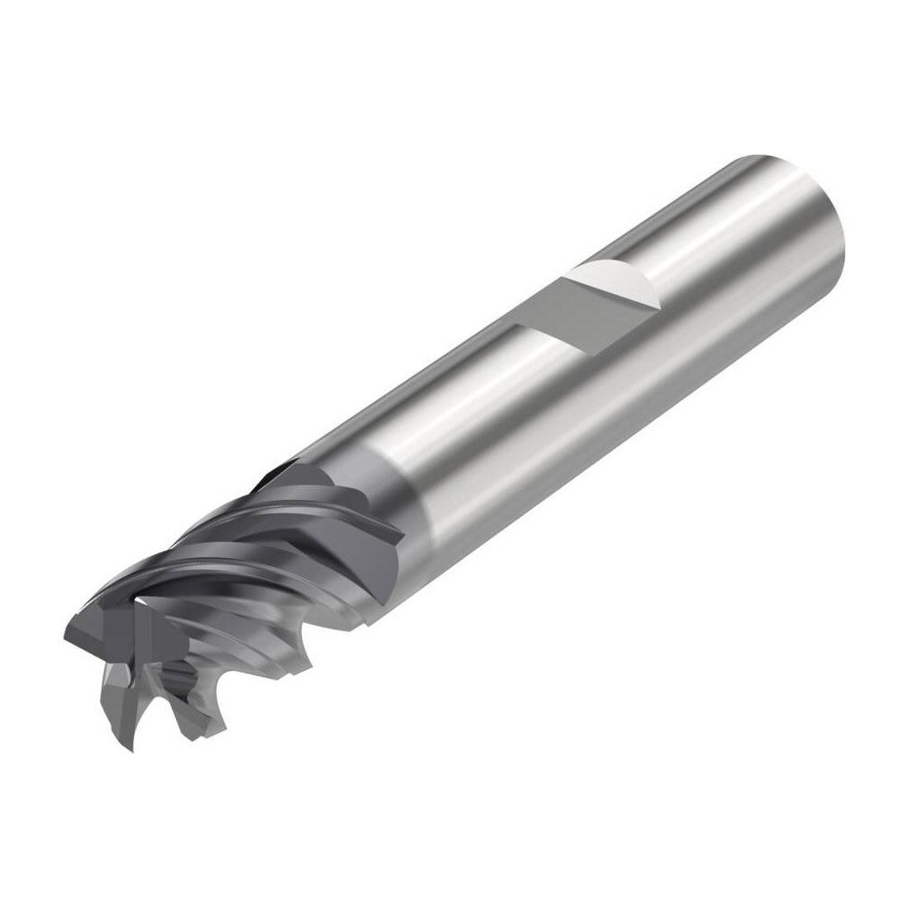 Corner Chamfer End Mill: 16.00 mm Dia, 19.00 mm LOC, 4 Flute, Solid Carbide
