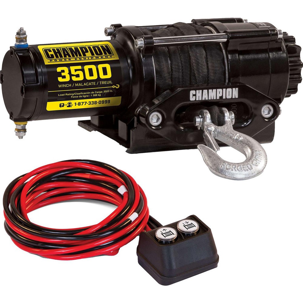 Automotive Winches; Winch Type: Utility ; Winch Gear Type: Planetary ; Winch Gear Ratio: 171:1 ; Pull Capacity: 3500lb ; Cable Length: 50.000 ; Cable Diameter: .1875in