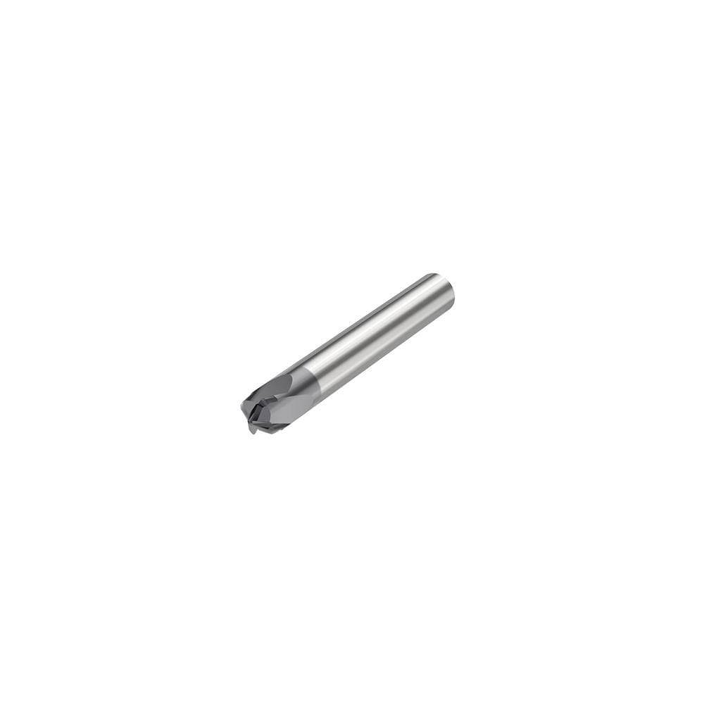 Tapered End Mill: 27.5 deg Angle per Side, 8.95 mm LOC, 4 Flute, Tapered End