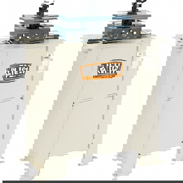 Seamer Machines; Horsepower (Hp): 1 hp ; Voltage: 220; 220 V ; Includes: All Steel Forming Head; Hardened with Ground Shafts ; Cutting Capacity: 20 ga