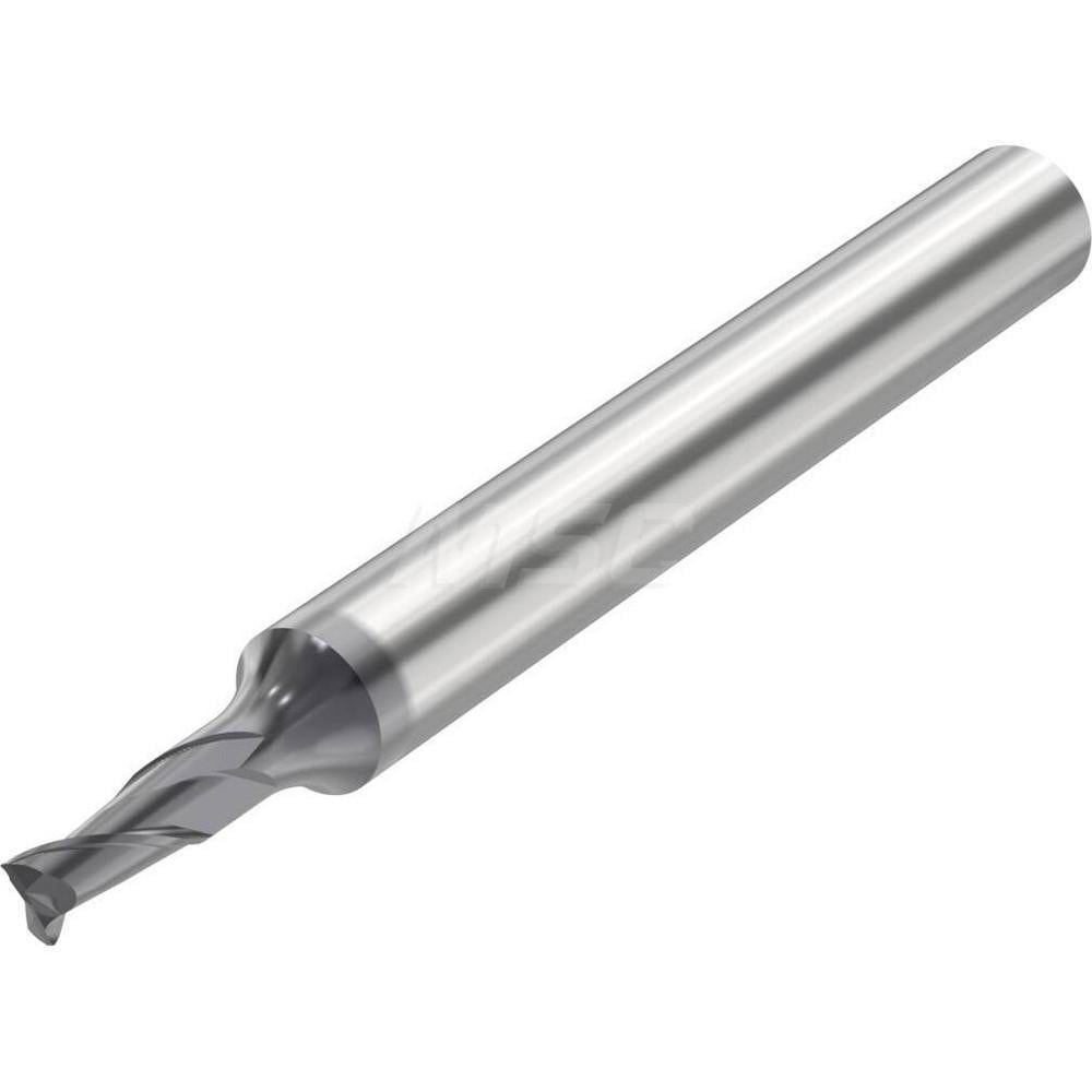 Corner Chamfer End Mill: 3.00 mm Dia, 6.00 mm LOC, 2 Flute, Solid Carbide