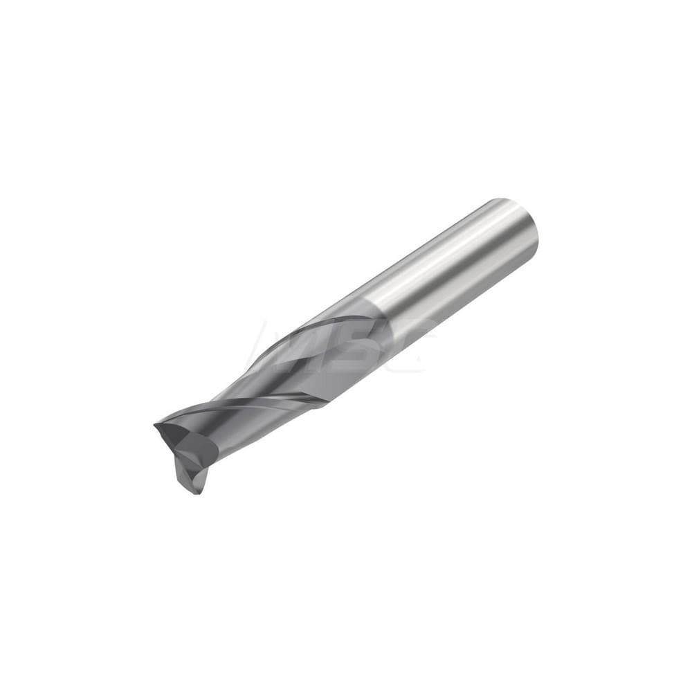 Corner Radius End Mill: 10 mm Dia, 20 mm LOC, 2 Flutes, Solid Carbide