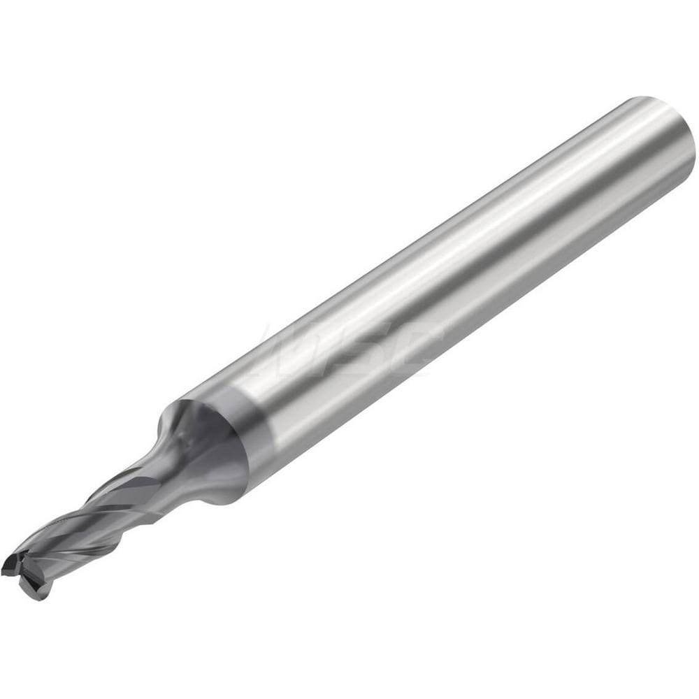 Corner Chamfer End Mill: 2.00 mm Dia, 4.00 mm LOC, 3 Flute, Solid Carbide