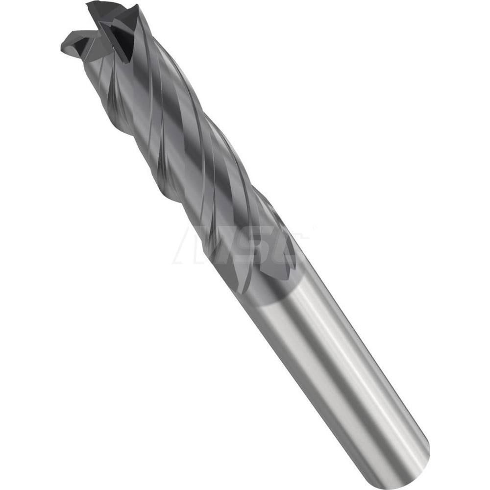 Corner Chamfer End Mill: 12.00 mm Dia, 42.00 mm LOC, 4 Flute, Solid Carbide