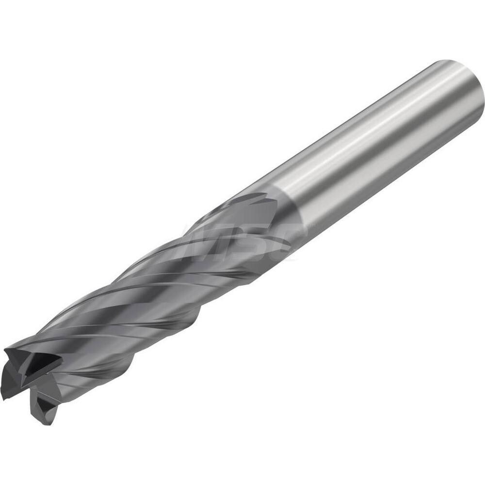 Corner Radius End Mill: 20 mm Dia, 60 mm LOC, 4 Flutes, Solid Carbide