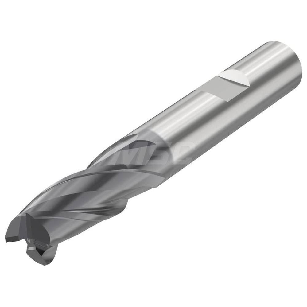 Corner Chamfer End Mill: 6.00 mm Dia, 12.00 mm LOC, 3 Flute, Solid Carbide