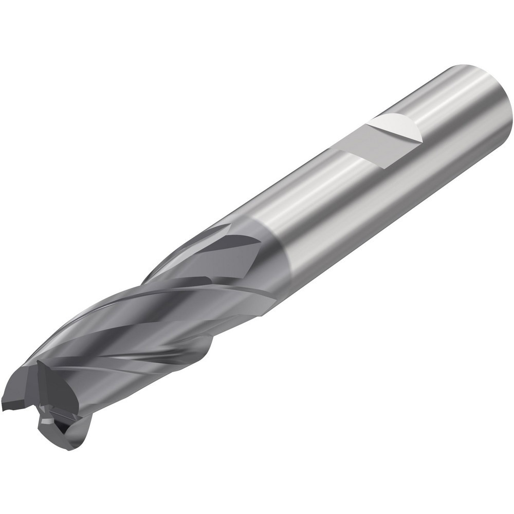 Corner Chamfer End Mill: 8.00 mm Dia, 16.00 mm LOC, 3 Flute, Solid Carbide
