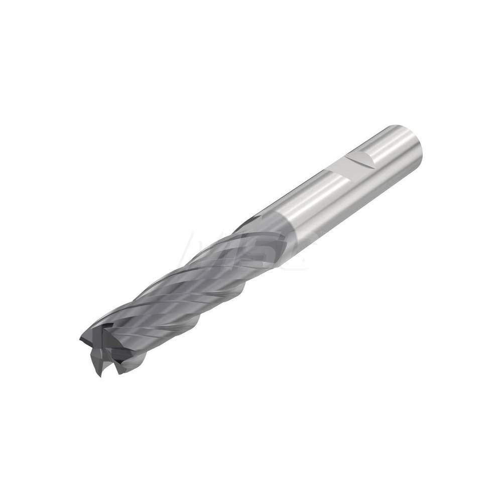 Corner Radius End Mill: 20 mm Dia, 60 mm LOC, 4 Flutes, Solid Carbide