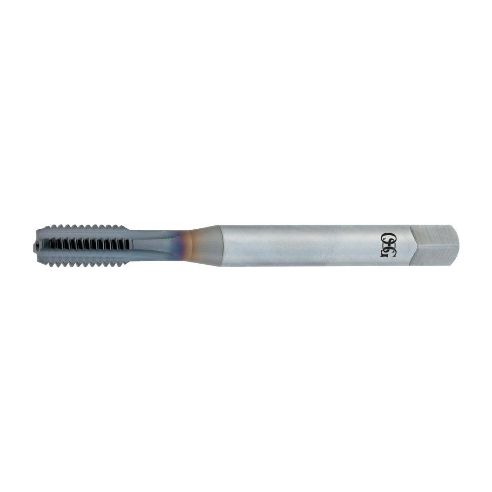 Straight Flute Tap: 5/16-18 UNC, 4 Flutes, Bottoming, 3B Class of Fit, Powdered Metal, TiCN Coated
