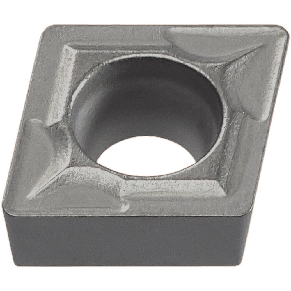 Turning Inserts; Relief Angle: 7.000 ; Insert Style: CCMT ; Corner Radius (mm): 0.40 ; Corner Radius (Inch): 1/64 ; Corner Radius (Decimal Inch): 0.0156 ; Included Angle: 80.00