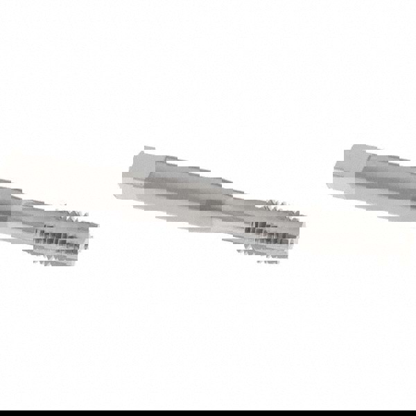 Straight Flute Tap: M8x1.25 Metric Coarse, 4 Flutes, Plug, 6H Class of Fit, Solid Carbide, Bright/Uncoated