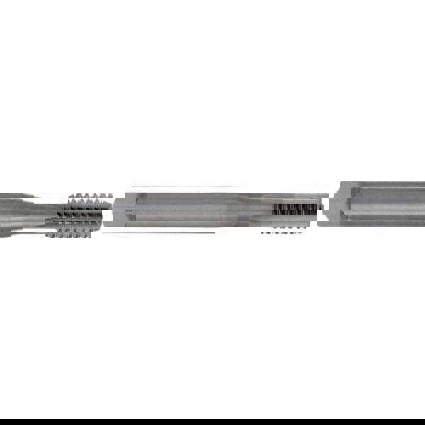 Straight Flute Tap: M10x1.50 Metric Coarse, 4 Flutes, Plug, 6H Class of Fit, Solid Carbide, Bright/Uncoated