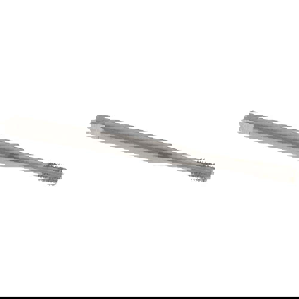 Straight Flute Tap: M3x0.50 Metric Coarse, 3 Flutes, Bottoming, 6H Class of Fit, Solid Carbide, Bright/Uncoated