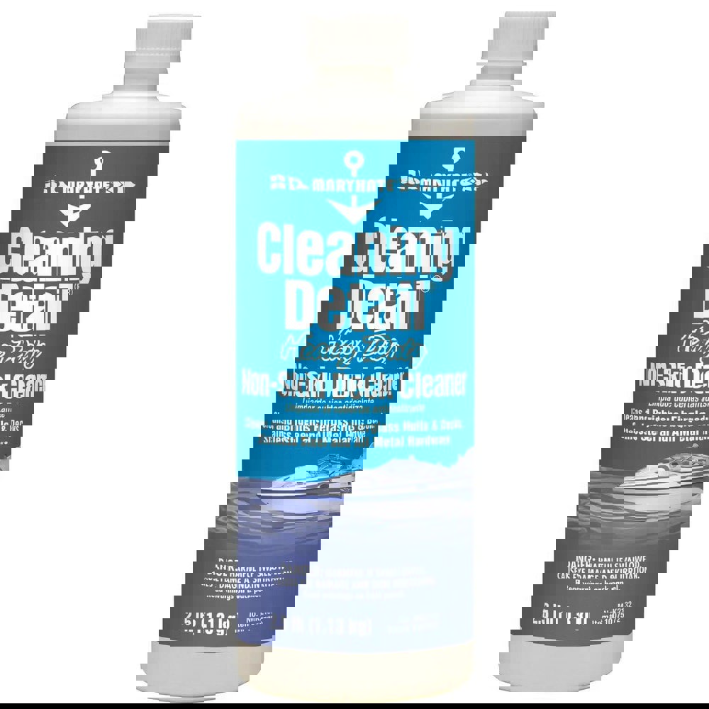 Non-Skid Deck Cleaner: Bottle, Use on Aluminum, Brass, Chrome, Decking, Fiberglass, Showers, Stainless Steel & Tubs