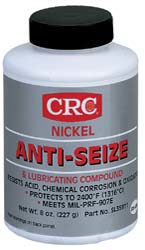 High Temperature Anti-Seize Lubricant: 8 oz Bottle