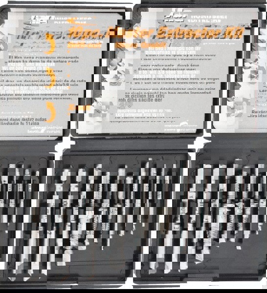 Screw Extractor & Drill: 10 Pc