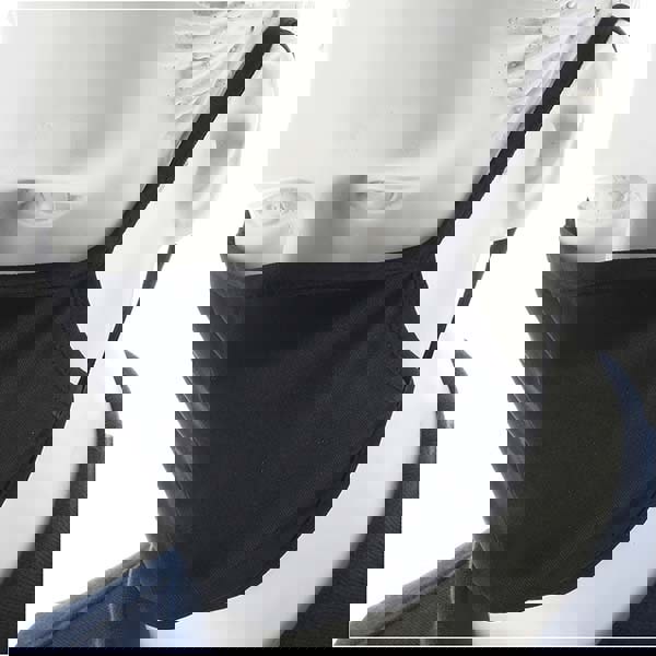 Face Mask: Size S & M, Black, Anti-Microbial & Moisture Wicking