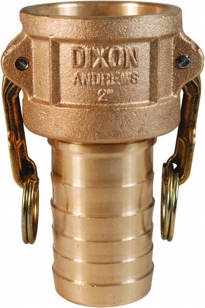Cam & Groove Coupling: Part C, Brass, 250 psi Max