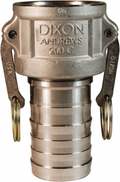 Cam & Groove Coupling: Part C, Stainless Steel, 250 psi Max