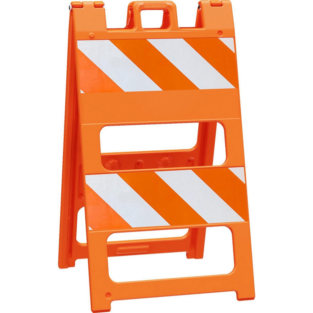 Traffic Barricades; Barricade Height (Inch): 45 ; Barricade Width (Inch): 25 ; Reflective: Yes ; Compliance: MASH Compliant; MUTCD