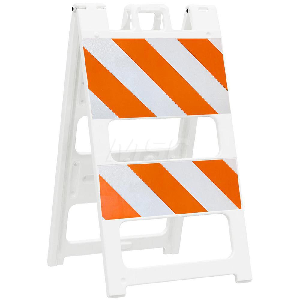 Traffic Barricades; Barricade Height (Inch): 45 ; Barricade Width (Inch): 25 ; Reflective: Yes ; Compliance: MASH Compliant; MUTCD