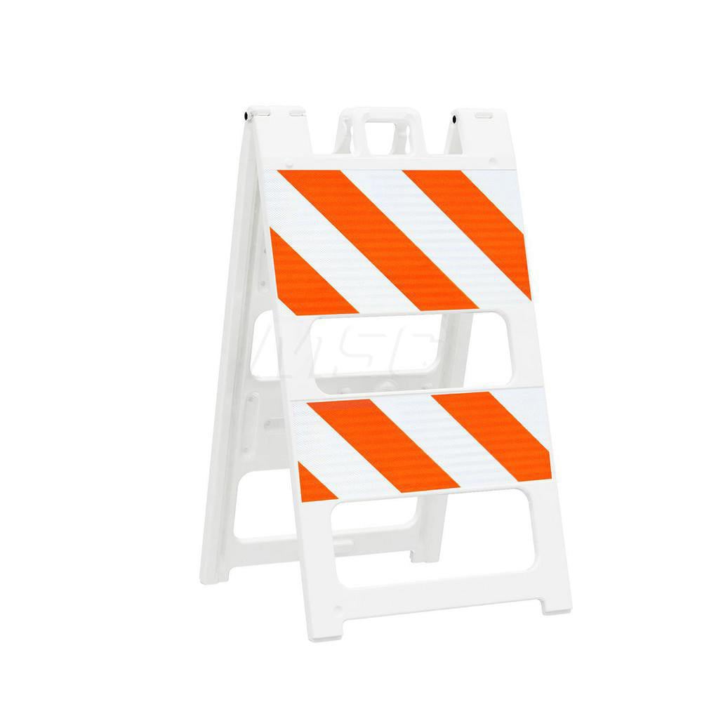 Traffic Barricades; Barricade Height (Inch): 45 ; Barricade Width (Inch): 25 ; Reflective: Yes ; Compliance: MASH Compliant; MUTCD