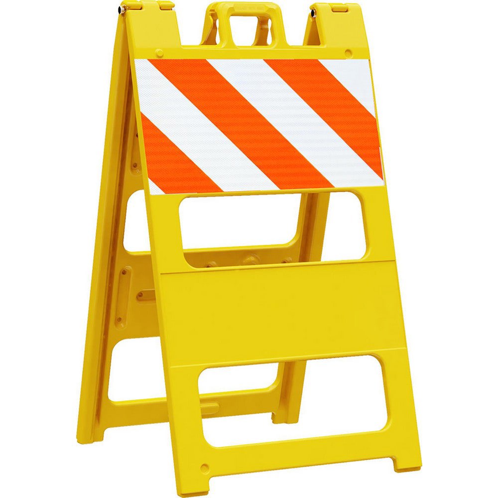 Traffic Barricades; Barricade Height (Inch): 45 ; Barricade Width (Inch): 25 ; Reflective: Yes ; Compliance: MASH Compliant; MUTCD