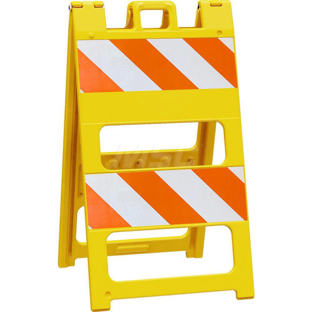 Traffic Barricades; Barricade Height (Inch): 45 ; Barricade Width (Inch): 25 ; Reflective: Yes ; Compliance: MASH Compliant; MUTCD