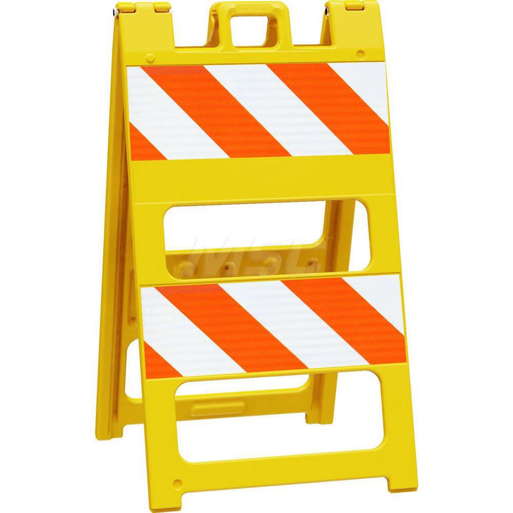 Traffic Barricades; Barricade Height (Inch): 45 ; Barricade Width (Inch): 25 ; Reflective: Yes ; Compliance: MASH Compliant; MUTCD