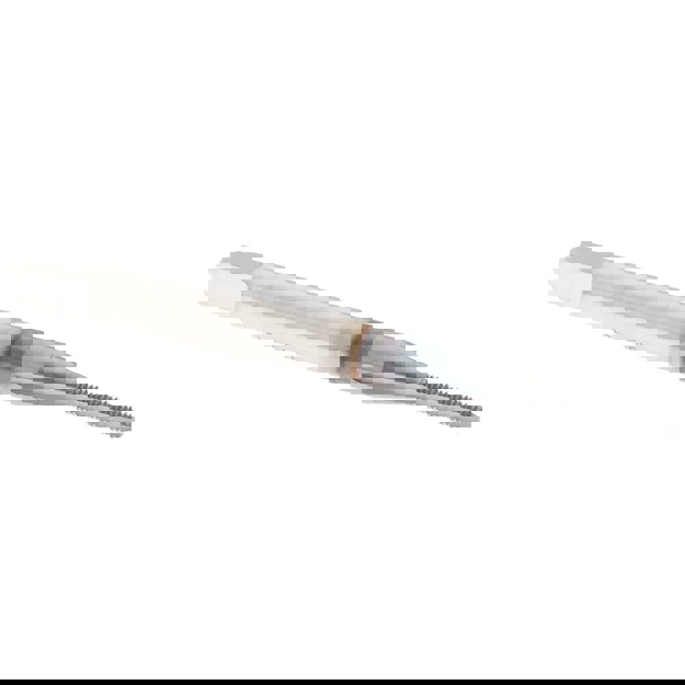 Straight Flute Tap: #0-80 UNF, 2 Flute, Bottoming Chamfer, 2B Class of Fit, High-Speed Steel, TiCN Finish