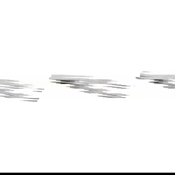 Diamond Tweezer: Stainless Steel, Broad Point Tip, 5-11/16