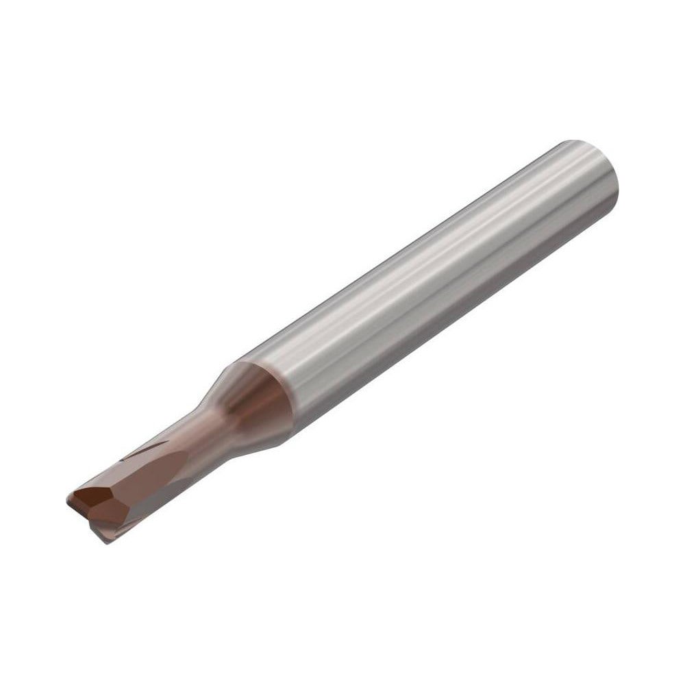 Corner Radius End Mill: 3 mm Dia, 4.00 mm LOC, 0.50 mm Radius, 2 Flute, Solid Carbide