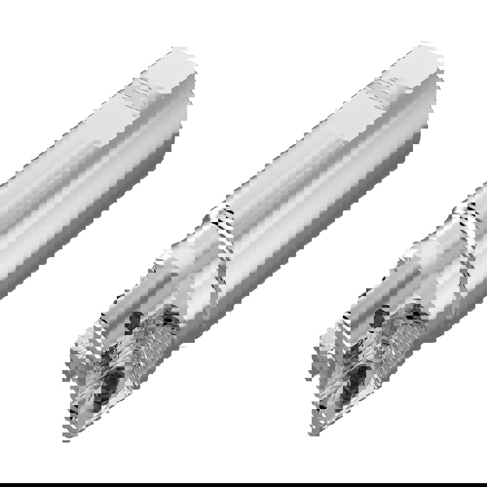 Indexable Square-Shoulder End Mills; Maximum Depth of Cut (Decimal Inch): 0.5906 ; Cutter Style: R217.64 ; Shank Type: Weldon Flat ; Shank Diameter (Inch): 1-1/4 ; Insert Holding Method: Screw ; Maximum Ramping Angle: 0.25