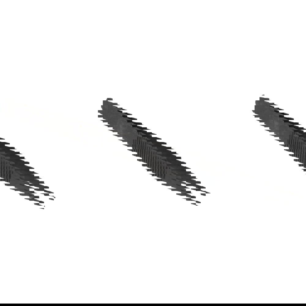 Diamond Tweezer: Steel, Fine Point Tip, 6-13/32