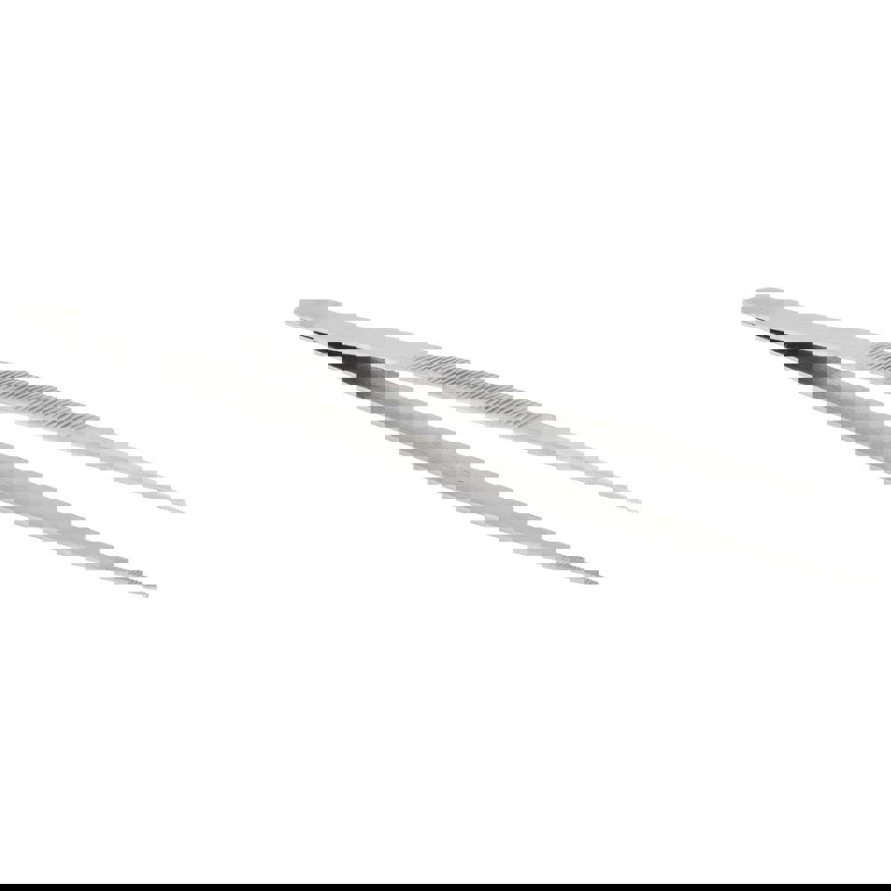 Diamond Tweezer: Stainless Steel, Fine Point Tip, 6-13/32