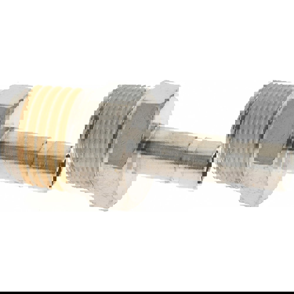 Push-To-Connect Stem to Male & Stem to Male BSPT Tube Fitting: Straight Stem Adapter, 1/4