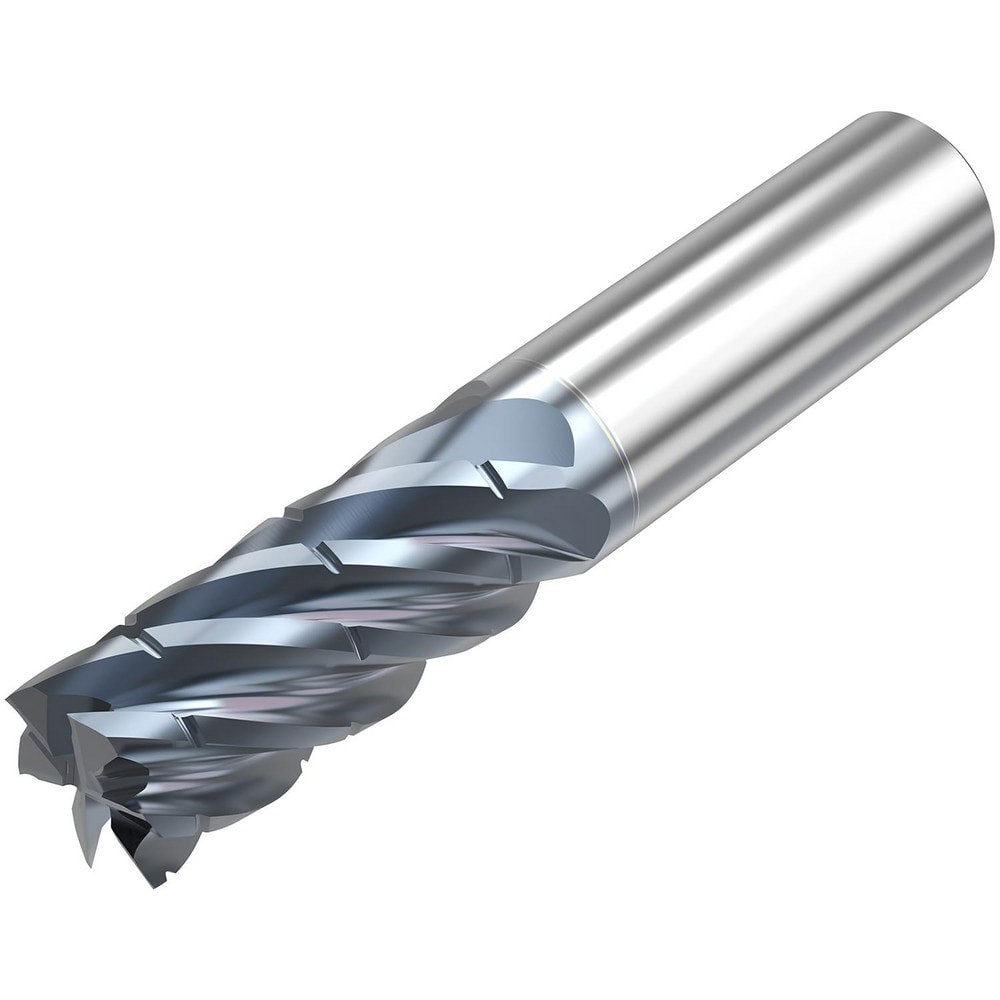 Roughing & Finishing End Mills; Mill Diameter (Fractional Inch): 3/4 ; Flute Type: Helical ; Number Of Flutes: 6 ; End Mill Material: Solid Carbide ; Length of Cut (Inch): 1-5/8 ; Coating/Finish: HTA