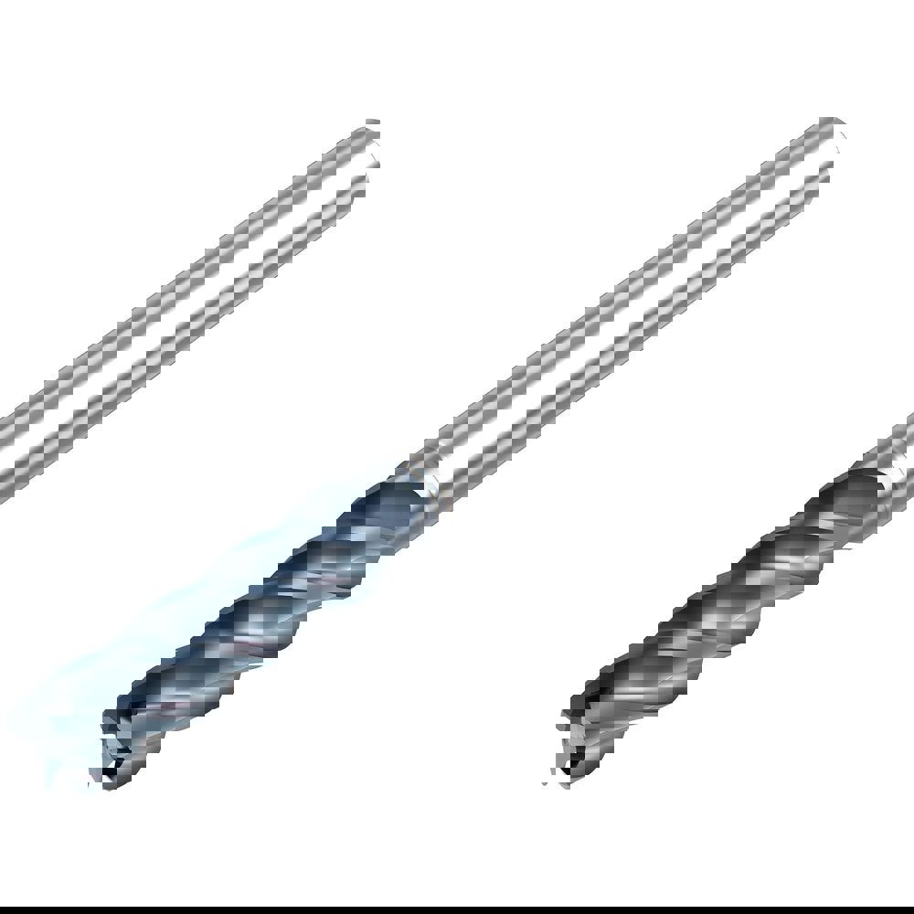 Corner Radius End Mill: 1/4