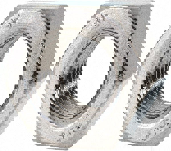 Heavy Hex Nut: 7/8-9, Grade 316 Stainless Steel, Bright/Uncoated Finish