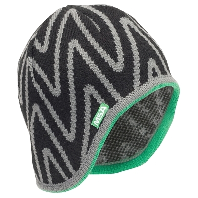 Universal Size, Black/Gray/Green, Underneath Hard Hat Winter Liner