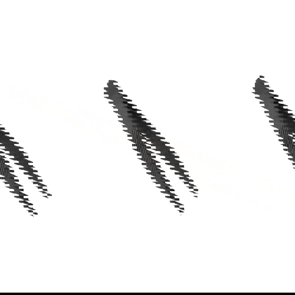 Diamond Tweezer: Steel, Medium Point Tip, 6-13/32