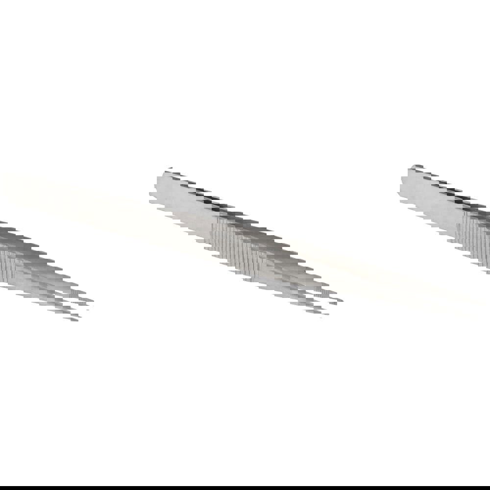 Diamond Tweezer: Stainless Steel, Medium Point Tip, 6-13/32