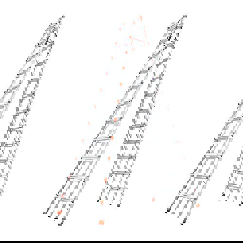 21' High, Type IA Rating, Aluminum Telescoping Ladder