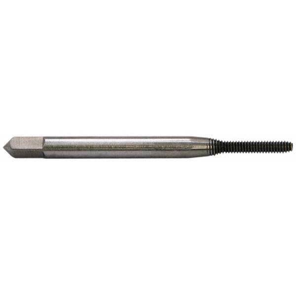 Thread Forming Tap: #1-64 UNC, Bottoming, High Speed Steel, Bright Finish