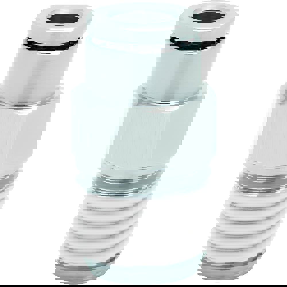 Push-To-Connect Tube to Male & Tube to Male BSPT Tube Fitting: Adapter, Straight, 1/4