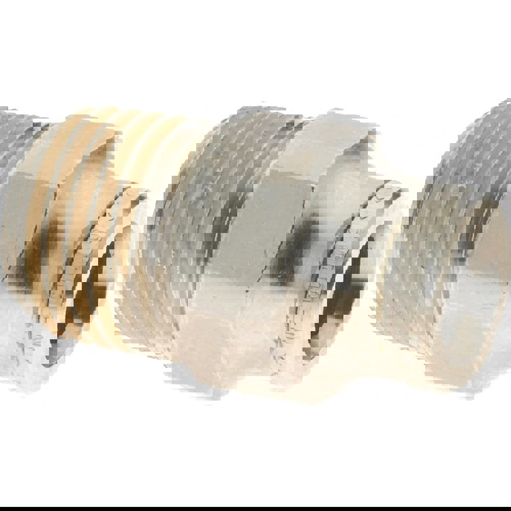 Push-To-Connect Tube to Male & Tube to Male BSPT Tube Fitting: Adapter, Straight, 1/4